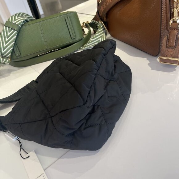 NWT Marc Jacobs Quilted Nylon Crossbody Bag H107M06SP21 Black - Picture 7 of 15